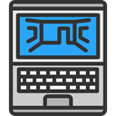 Laptop, Computer, technology, electronic, electronics, computing DarkSlateGray icon