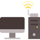 technology, Wireless Connectivity, Wifi Signal, monitor, screen, tower, Wireless Internet DarkSlateGray icon