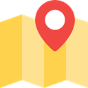 Map, pin, placeholder, Map Point, Communications, Maps And Flags, Map Location Khaki icon