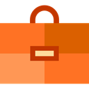 Business, Briefcase, Bag, suitcase, travel, portfolio Tomato icon