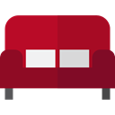 furniture, sofa, Armchair, livingroom, Comfortable, Furniture And Household Firebrick icon