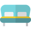 Furniture And Household, Bed, bedroom, Comfortable, Rest, furniture Icon
