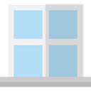 window, decoration, Curtains, Furniture And Household, Construction And Tools LightSteelBlue icon