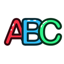 Letter, Abc, Alphabet, letters Black icon