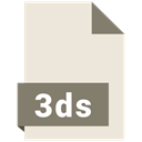 File, Format, 3ds AntiqueWhite icon