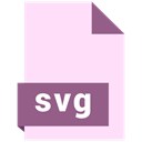 svg, Format, File LavenderBlush icon