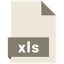File, Format, xls AntiqueWhite icon