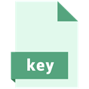 Key, File, Format Honeydew icon
