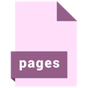 Format, Extension, Pages, document, File LavenderBlush icon