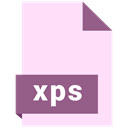 document, File, Format, Extension, Xps LavenderBlush icon