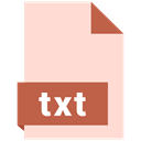 document, File, Txt, Format, Extension MistyRose icon