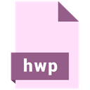 document, File, Format, Extension, hwp LavenderBlush icon