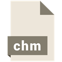 Chm, document, File, Format, Extension AntiqueWhite icon