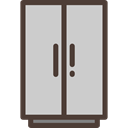 Cold, technology, electronic, kitchen, Fridge, Refrigerator, Furniture And Household LightGray icon