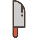 Cut, Cutting, Knife, Restaurant, Cutlery, Tools And Utensils, Furniture And Household Black icon