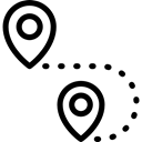 map pointer, Map Location, Map Point, Maps And Location, position, placeholder, Route, signs, start, Finish, Gps, pin Black icon