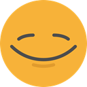 happy, emoticons, Emoji, feelings, Smileys Goldenrod icon