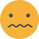 emoticons, Emoji, scare, feelings, Smileys Goldenrod icon