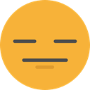 dissapointment, feelings, Smileys, emoticons, Emoji, Serious Goldenrod icon