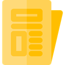 Journal, News, interface, Newspaper, Communications, News Report Gold icon