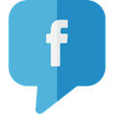 Message, Chat, Logo, social network, logotype, Logos, Communications, Messenger, interface, Facebook, social media MediumTurquoise icon