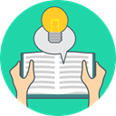 Energy, Book, Idea, knowledge LightSeaGreen icon
