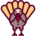 dinner, chicken, Animals, thanksgiving, food, turkey Maroon icon