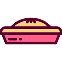 Bakery, Food And Restaurant, pie, food, Dessert, sweet Black icon