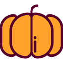 food, Fruit, pumpkin, organic, diet, vegetarian, vegan, Healthy Food, Food And Restaurant Goldenrod icon