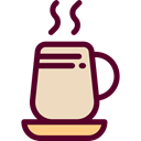Tea Cup, Food And Restaurant, Coffee, tea, food, Chocolate, mug, coffee cup, hot drink Black icon