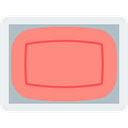 technology, electronics, Tv, monitor, screen, television Salmon icon