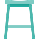 Seat, Chair, buildings, furniture, stool, Furniture And Household Black icon