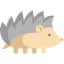 zoo, hedgehog, Animals, wildlife, Animal Kingdom DarkGray icon