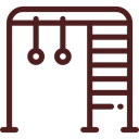 Ladder, entertainment, leisure, Amusement Park Maroon icon