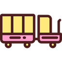 Railroad, Baby Toy, Kid And Baby, toys, transport, Toy, train, children, Locomotive, trains, entertainment Maroon icon
