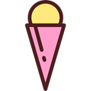 food, Dessert, sweet, summer, Ice cream, Summertime, Food And Restaurant Black icon