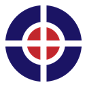 Aim, shape, Target, Basic, geometric, Abstract MidnightBlue icon