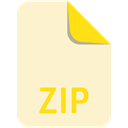Zip, File, Extension, name BlanchedAlmond icon