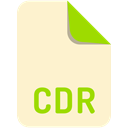 Cdr, File, Extension, name BlanchedAlmond icon