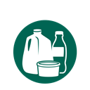 plastic milk jugs, recycling, kitchen, plastics, plastic bottles Black icon