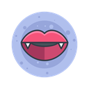 halloween, monster, vampire, Holiday, mouth, spooky, scary Icon