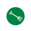 yard, composting, yardwaste, waste, collection Black icon