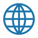 internet, world, line SteelBlue icon