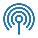 internet, line, antenna SteelBlue icon