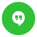 Social, Hangouts LimeGreen icon
