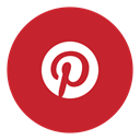 Social, pinterest Firebrick icon