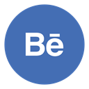 Social, Behance SteelBlue icon