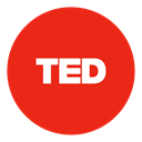 Social, Ted, ted talks Crimson icon