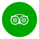 Social, tripadvisor Green icon