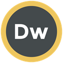 dreamweaver, Extension, adobe, format icon DarkSlateGray icon